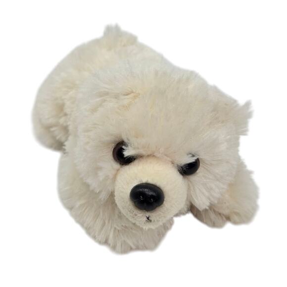 Aurora Polaris Polar Bear Zoo Arctic Mini‎ Flopsie Stuffed Animal Plush Toy 7" - Picture 3 of 7